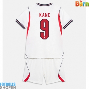 Billiga England Harry Kane #9 Hemmatröja Barn VM 2026 Kortärmad (+ Korta byxor)